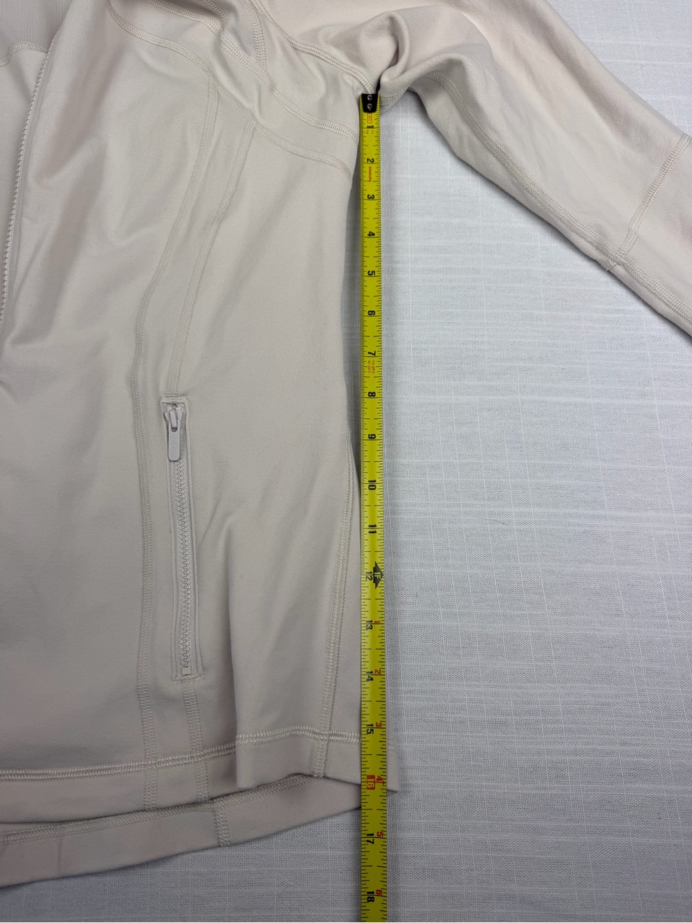 lululemon athletica White Cream Full-Zip Define Jacket - Picture 6 of 12